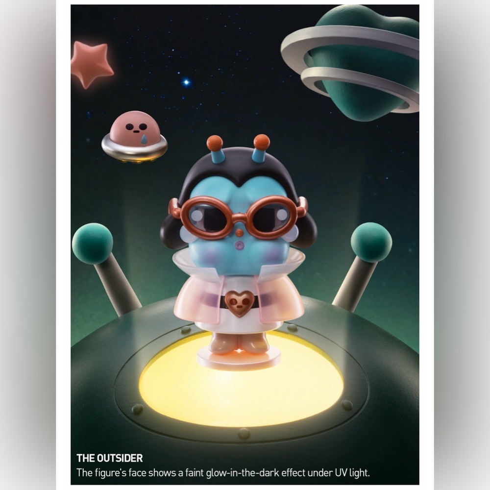 POP MART - BRAND NEW Crybaby Crying to the Moon - The Outsider